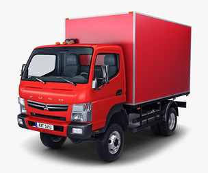 Mitsubishi Fuso Canter 4x4 Box 2016 3D Model