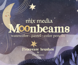 Moonbeams Mix Media brushes