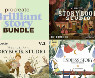 Brilliant story bundle for procreate