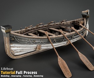 Lifeboat / Full Tutorial Process + 3D Model