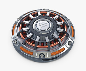 Land Mine Sci Fi v 1 3D Model