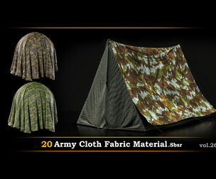 20 Army cloth Fabric Material.Sbsr.Vol 26