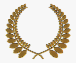 Wreath Emblem Gold v 1 3D Model