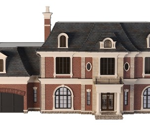Classic brick house