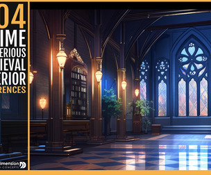 404 Anime Mysterious Medieval interior