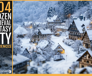 404 Frozen Medieval Fantasy City