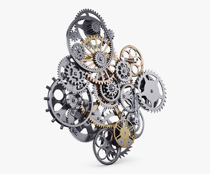 Gear Mechanism v 9 3D Model