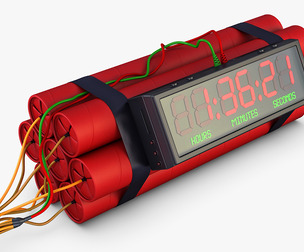 Dynamite Digital Time Bomb v 1 3D Model
