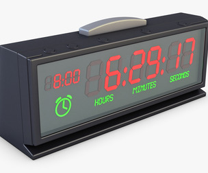 Digital Clock v 1 3D Model