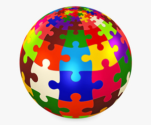 Colored Sphere Puzzle v 1 3D Model