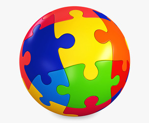 Colored Sphere Puzzle v 2 3D Model