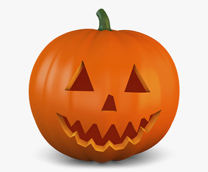 Halloween Pumpkin v 1 3D Model