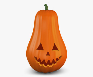 Halloween Pumpkin v 2 3D Model
