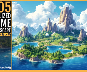 505 Stylized Game Landscape