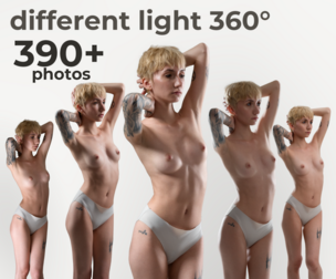 390+ Different Light 360 - Sketching Female Poses