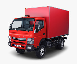 Mitsubishi Fuso Canter 4x4 Tanker 2016 3D Model