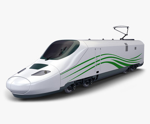 High Speed Electric Locomotive v 1 3D Model