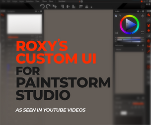 Roxy's Paintstorm Studio Custom Interface