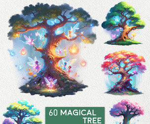 Magical Tree Cliparts