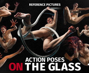 130+ Action Poses on the Glass