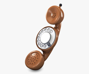 Funny Rotary Mobile Phone v 1 3D Model