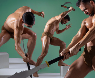 Warrior-Photo Reference Package For Artists-695 JPEGs noAI