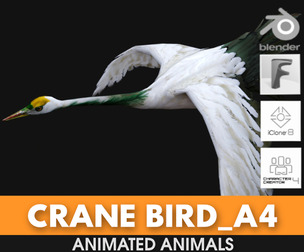 Crane Bird_A4