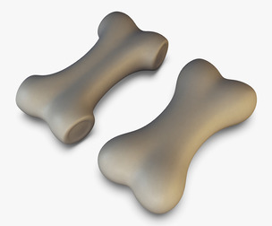 Cartoon Bone v 1 3D Model