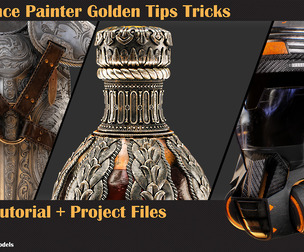 Substance Painter Golden Tips Tricks Tutorial+Project File - VOL 01