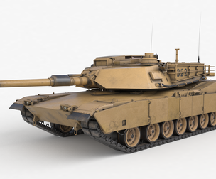 Tank M1 Abrams 3D model