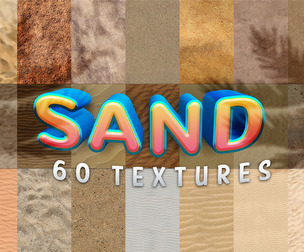 60 Sand Textures, Beach Sand Overlay, Desert Sand Dune
