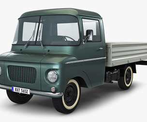 Generic Retro Light Duty Truck M 1 3D Model