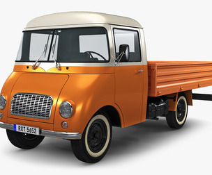 Generic Retro Light Duty Truck M 2 3D Model