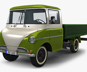 Generic Retro Light Duty Truck M 3 3D Model