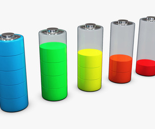 Battery Icon M 1 3D Model
