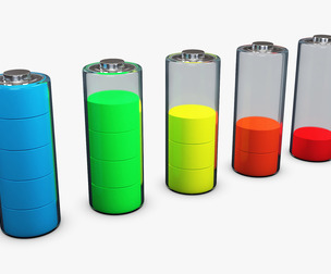 Battery Icon M 2 3D Model