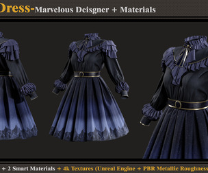 Lolita Dress -Models+Materials