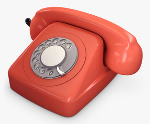 Retro Telephone M 2 3D Model