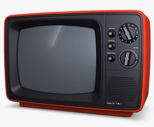 Generic Retro TV M 1 3D Model