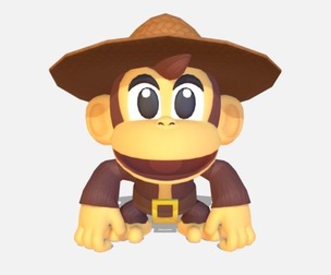 Adventurous Monkey – Game-Ready 3D Character