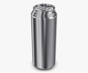 Aluminum Standard Can 500ml v 1 3D Model