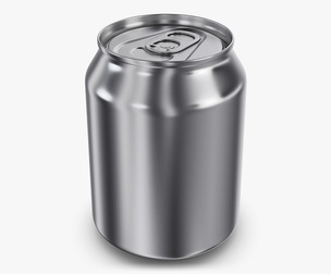 Aluminum Stubby Can 250ml v 1 3D Model