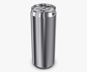 Aluminum Sleek Can 330ml v 1 3D Model