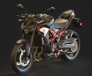 Base model  Kawasaki Z900 2025