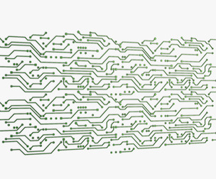 Electronic Circuit Board Pattern M 1 3D Model