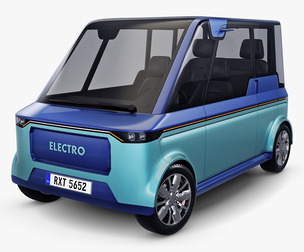 Generic Compact City Car v 2 3D Model