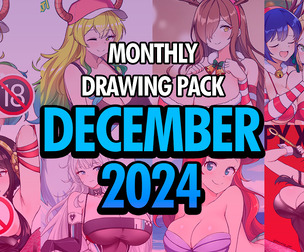 Monthly drawing pack - DECEMBER 2024