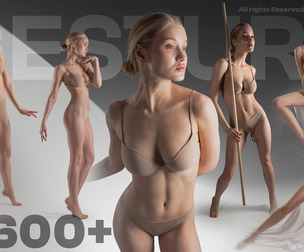 1600+ Female Pose Reference Pack for Figure Drawing & Anatomy Studies