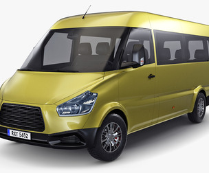 Generic Passenger Van M 1 3D Model