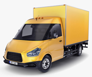 Generic Box Truck M 1 3D Model